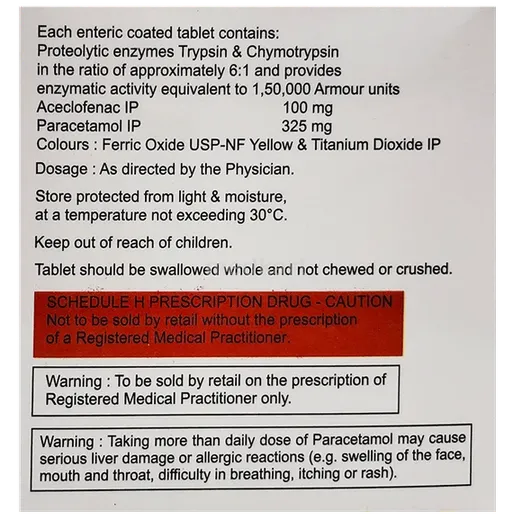 zerodol tc tablet 10's